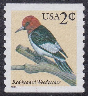 # 3045 (1999) Woodpecker - Coil sgl, XF MNH