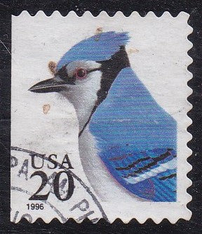 # 3048 (1996) Blue Jay, Clear Back, GS prephos - Bklt sgl, Used