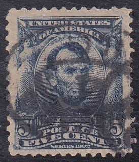 # 304 (1903) Lincoln - Sgl, Used [6]