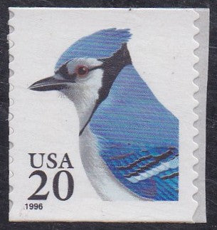 # 3053 (1996) Blue Jay - Coil sgl, XF MNH