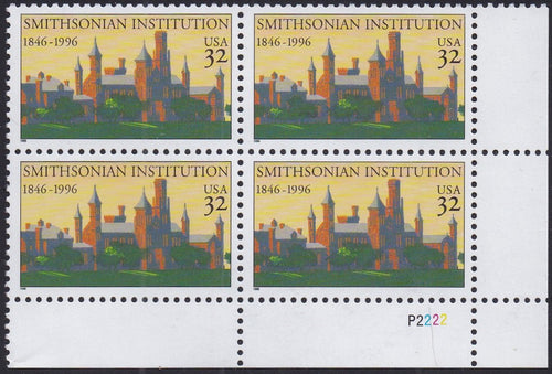 # 3059 (1996) Smithsonian - PB, LR #P2222, MNH