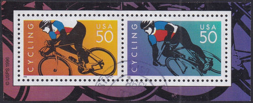 US Sc# 3119 (1996) Cycling - SS pr, USED