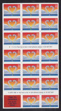 # 3124a (1997) LOVE, Swans - BKLT, #B3333, MNH