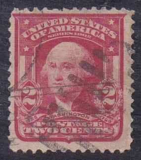 # 319 (1903) Washington, Type I, carmine - Sgl, Used [7]