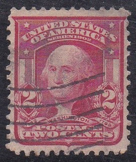 # 319 (1903) Washington, Type I, deep carmine - Sgl, Used [2]