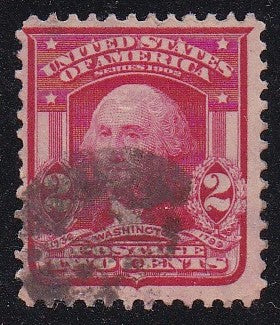 # 319 (1903) Washington, Type I, carmine - Sgl, Used [6]