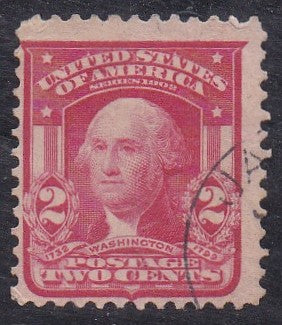 # 319c (1903) Washington, Type I, scarlet - Sgl, Used [2]