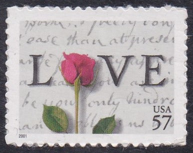 # 3551 (2001) Love Letters - Sgl, MNH