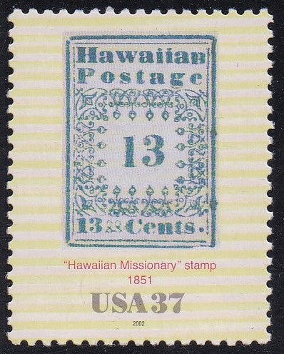 # 3694c (2002) Hawaiian Missionary - Sgls, Set/4, MNH