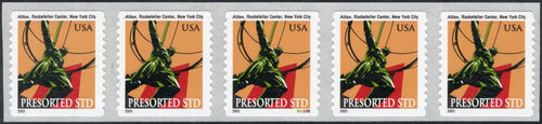 # 3770 (2001) Atlas - PS/5, #V11222, MNH