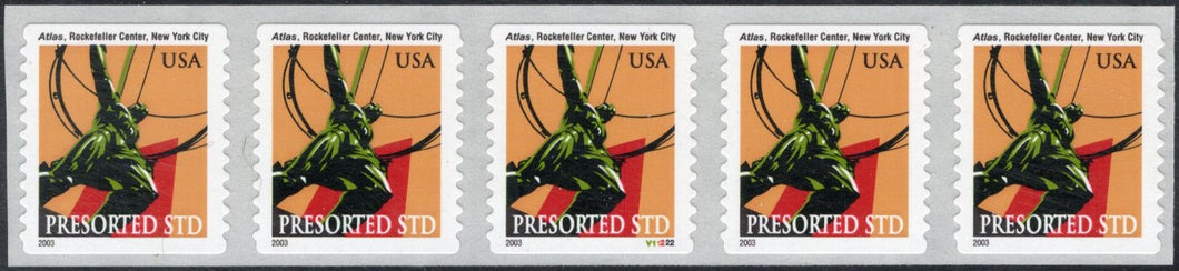 # 3770 (2001) Atlas - PS/5, #V11222, MNH