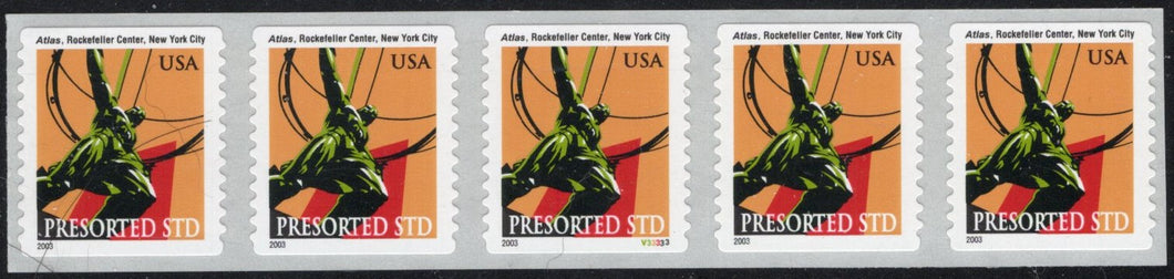 # 3770 (2001) Atlas - PS/5, #V33333, MNH