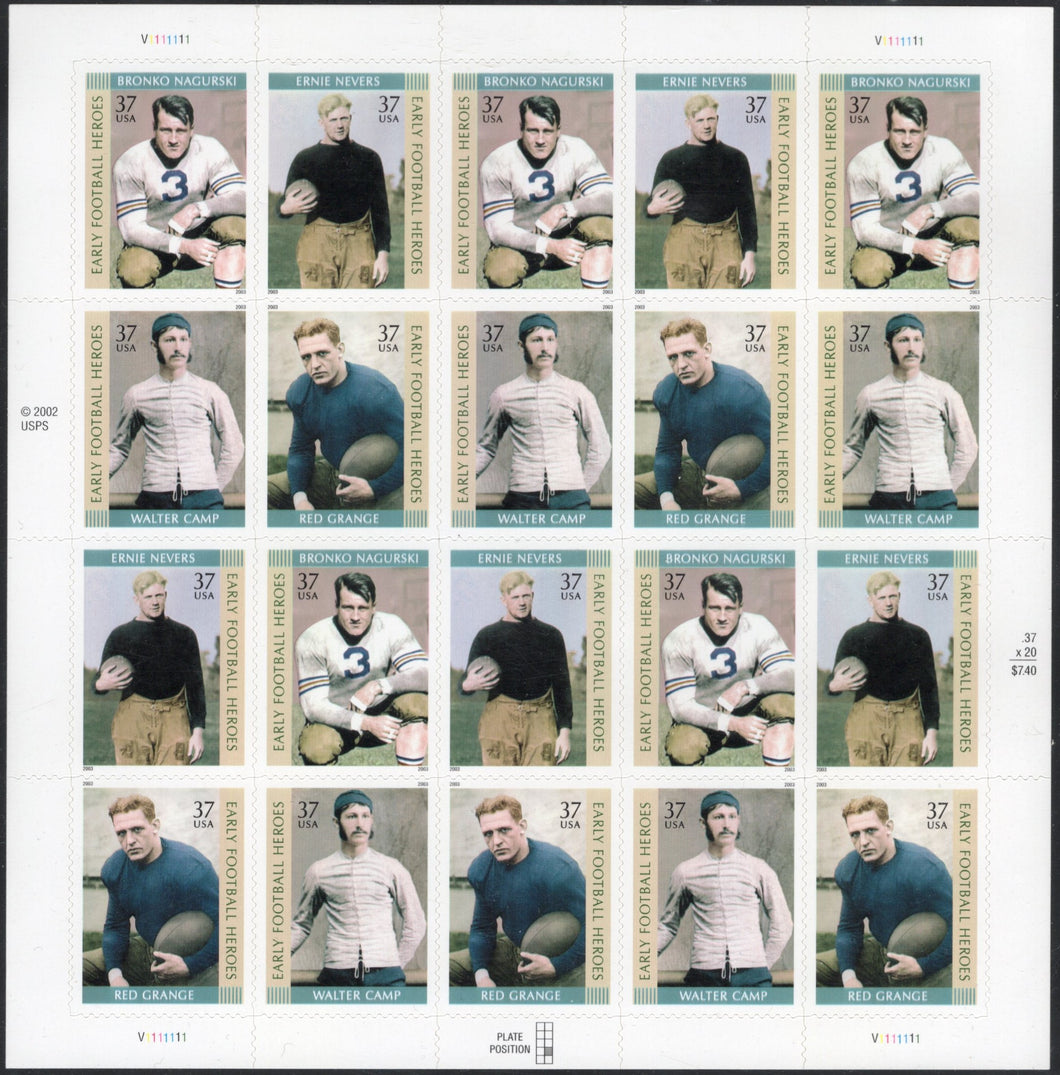 # 3808-11 (2003) Football - Pane, MNH