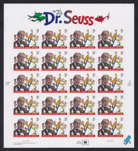 # 3835 (2004) Dr Seuss - Pane, MNH [2]