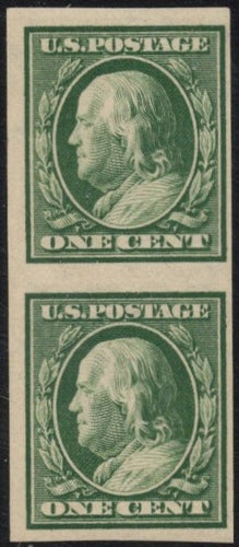 # 383 (1910) Franklin - Pr, MLH/MNH