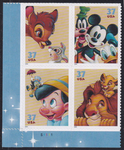 # 3865-68 (2004) Disney - PB, LL #S1111, MNH