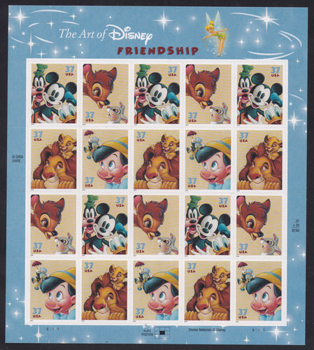 # 3865-68 (2004) Friendship - Pane, #S1111, MNH