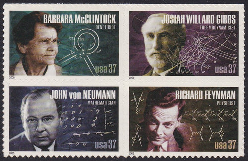 # 3906-09 (2005) US Scientists - BK/4, MNH