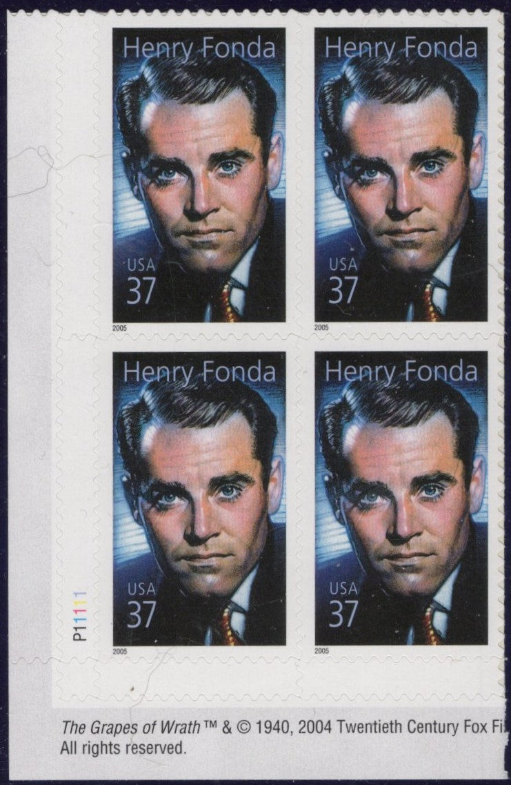 # 3911 (2005) Henry Fonda - PB, LL #P11111, MNH