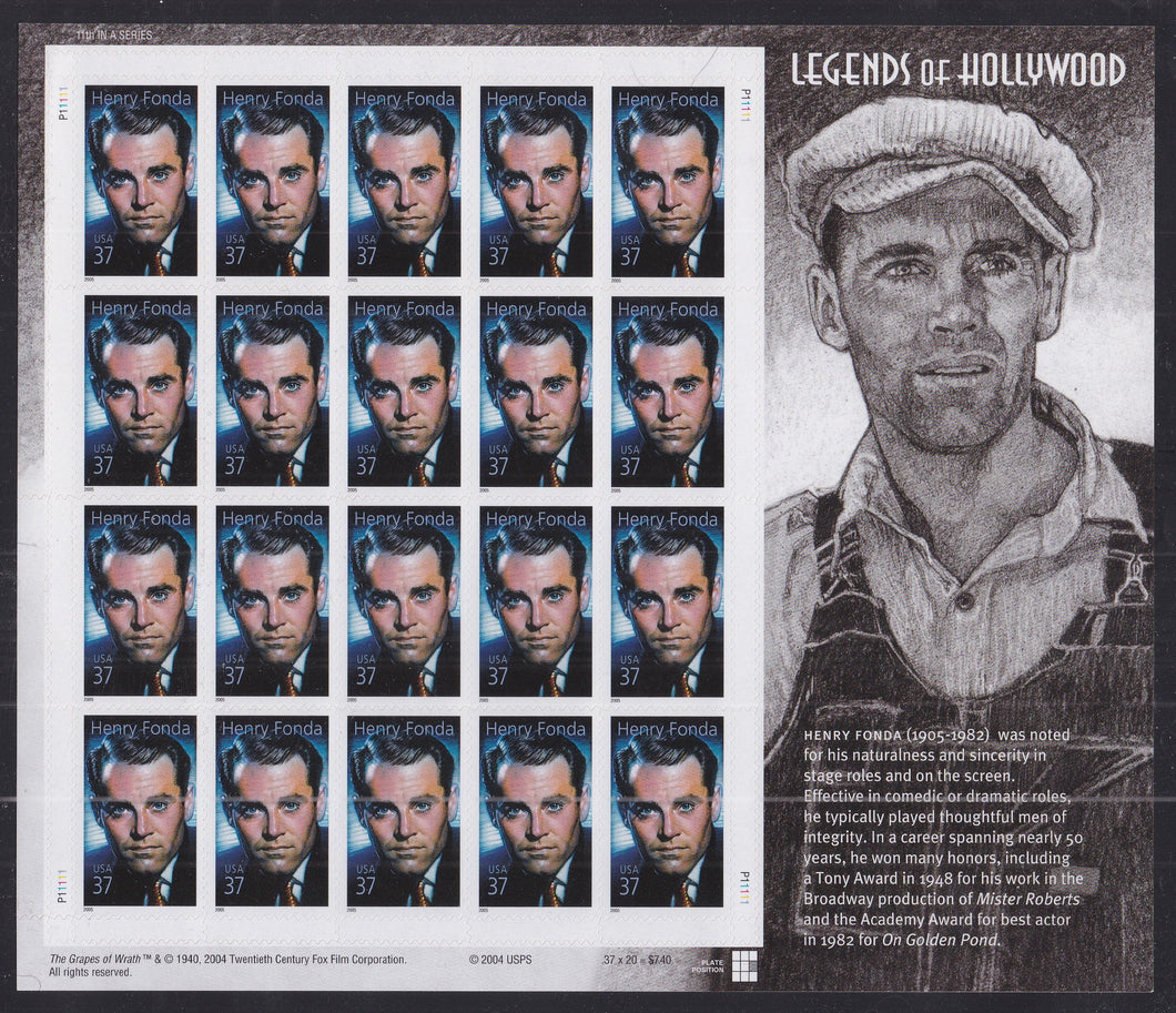 # 3911 (2005) Henry Fonda - Pane, MNH