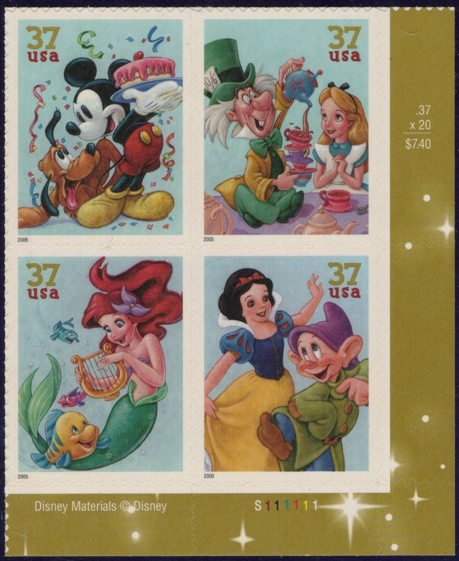 # 3912-15 (2005) Disney Celebration - PB, LR #S111111, MNH