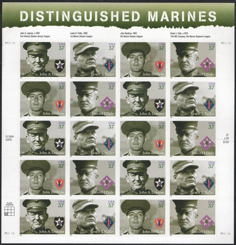 # 3961-64 (2005) Marines - Pane, MNH