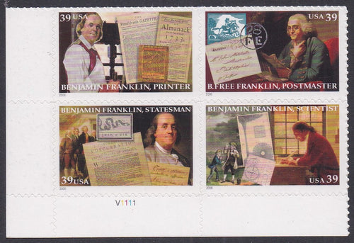 # 4021-24 (2006) Ben Franklin - PB, LL #V1111, MNH