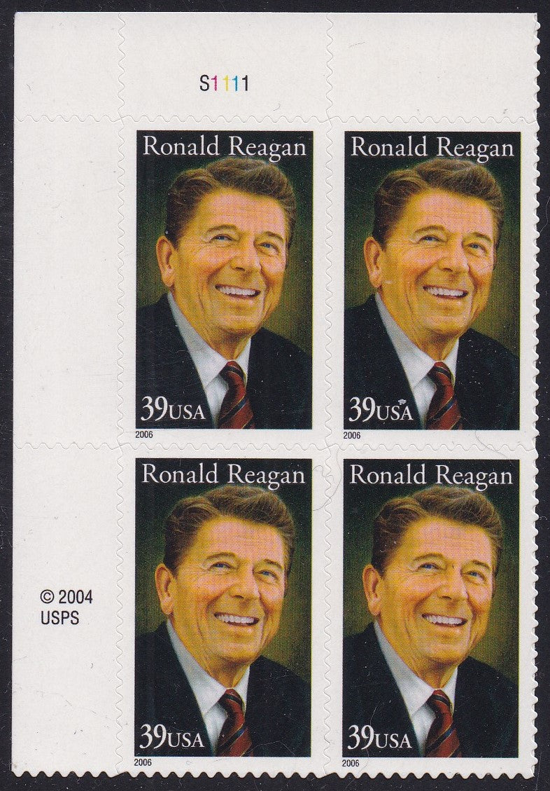 # 4078 (2006) Ronald Reagan - PB, UL #S1111, MNH