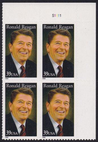 # 4078 (2006) Ronald Reagan - PB, UR #S1111, MNH