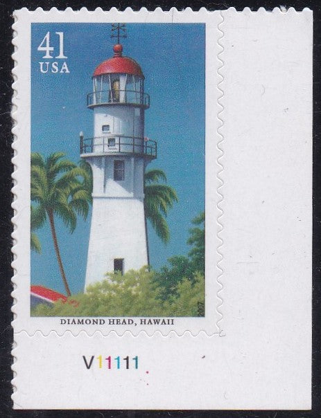 # 4146 (2007) Lighthouses - Plt sgl, LR #V11111, MNH