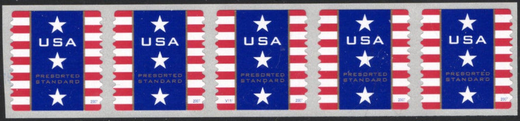 # 4158 (2007) Patriotic Banner - PS/5, #S111, MNH