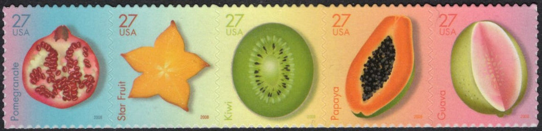 # 4253-57 (2008) Tropical Fruit - Strip/5, MNH