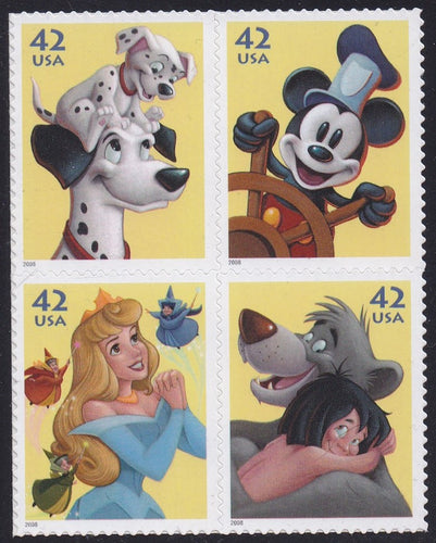 # 4342-45 (2008) Disney Imagination - BK/4, MNH