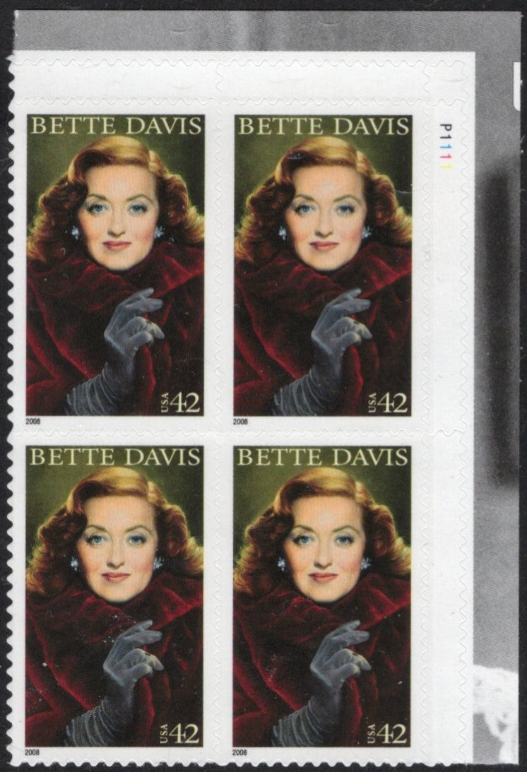 # 4350 (2008) Bette Davis - PB, UR #P1111, MNH