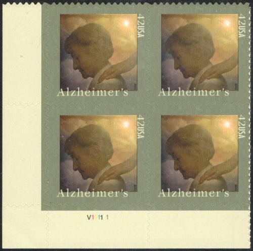 # 4358 (2008) Alzheimer's - PB, LL #V111111, MNH