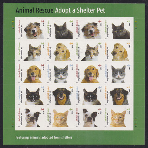 # 4451-60 (2010) Animal Rescue - Pane, MNH