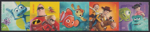 # 4681a (4677-81) (2012) Disney - Pixar - Strip/5, MNH