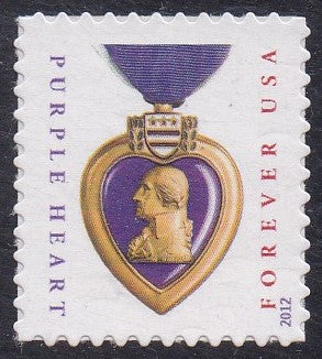 # 4704 (2012) Purple Heart, 2012 year date, 11x11 - Sgl, MNH