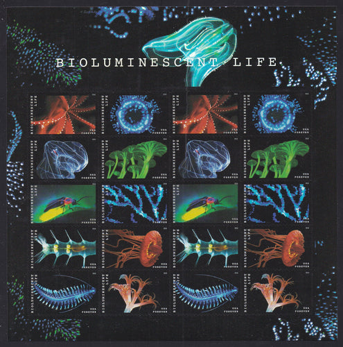 # 5264-73 (2018) Bioluminescent Life - Pane, MNH