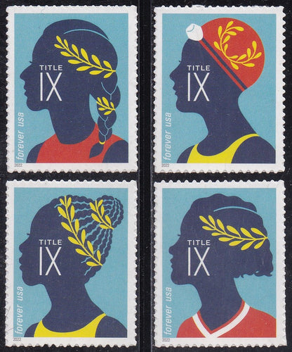 # 5668-71 (2022) Title IX - Sgls, Set/4, MNH