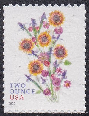 # 5682 (2022) Sunflower Bouquet - Sgl, MNH