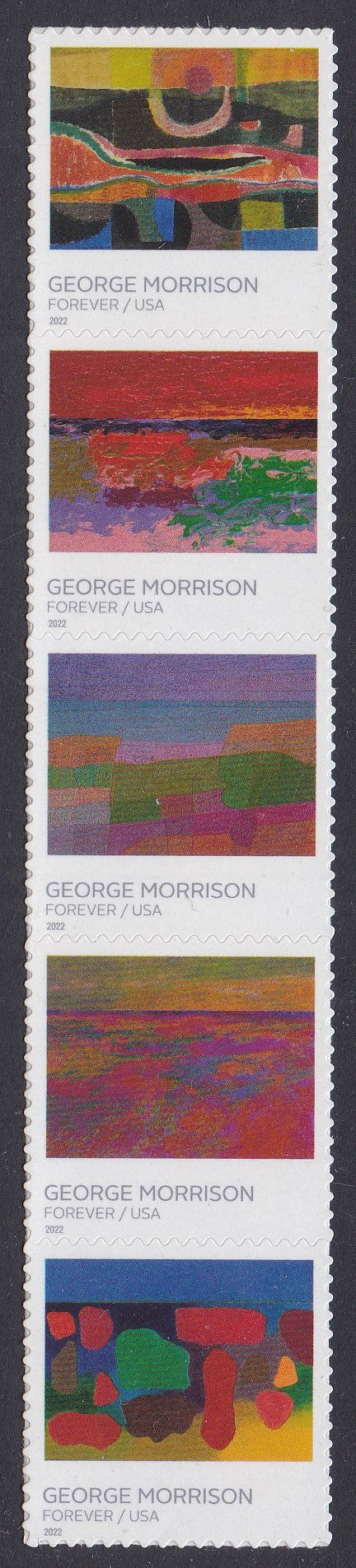 # 5688-92 (2022) Morrison Art - Strip/5, MNH