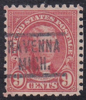 # 590 (1926) Jefferson - Sgl, Used