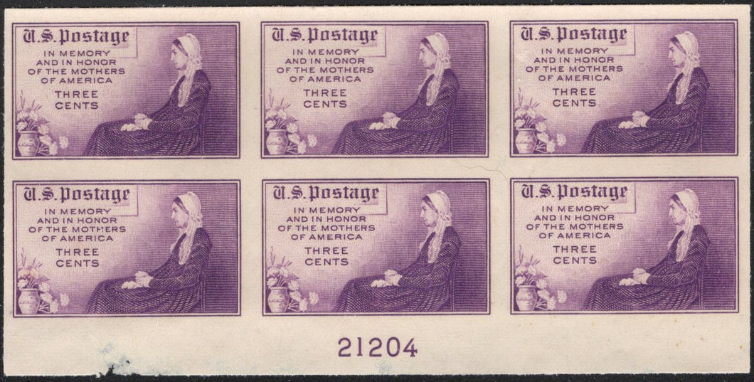 # 754 (1935) Whistler's Mother - PB, B # 21204, NGAI