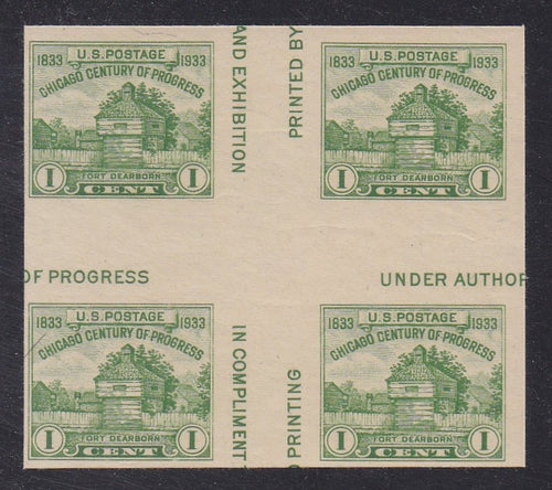 # 766a (1935) APS Issue - S/S, Cross gutter BK/4, NGAI