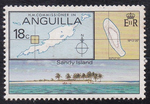 Anguilla # 363 (1979) Island Maps - Sgl, MNH