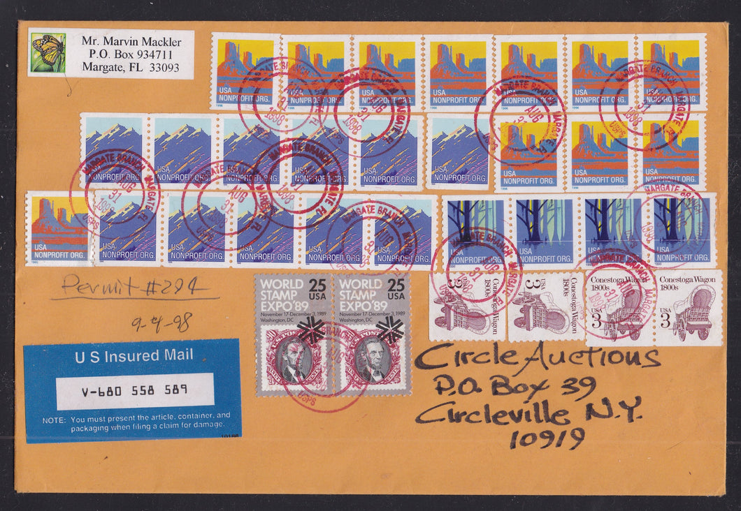 # Bulk Rate Usage (1998) - Coil strips on Parcel Mailer