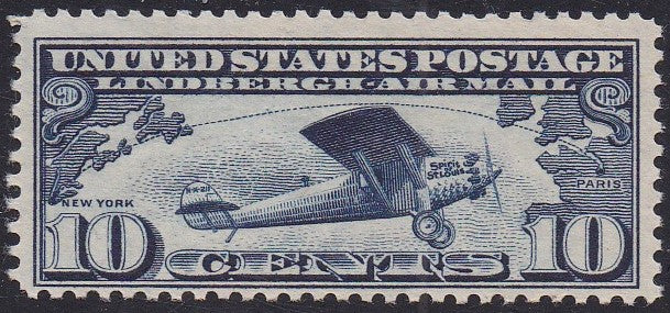 # C10 (1927) Lindbergh's Plane - Sgl, MNH [Q1]