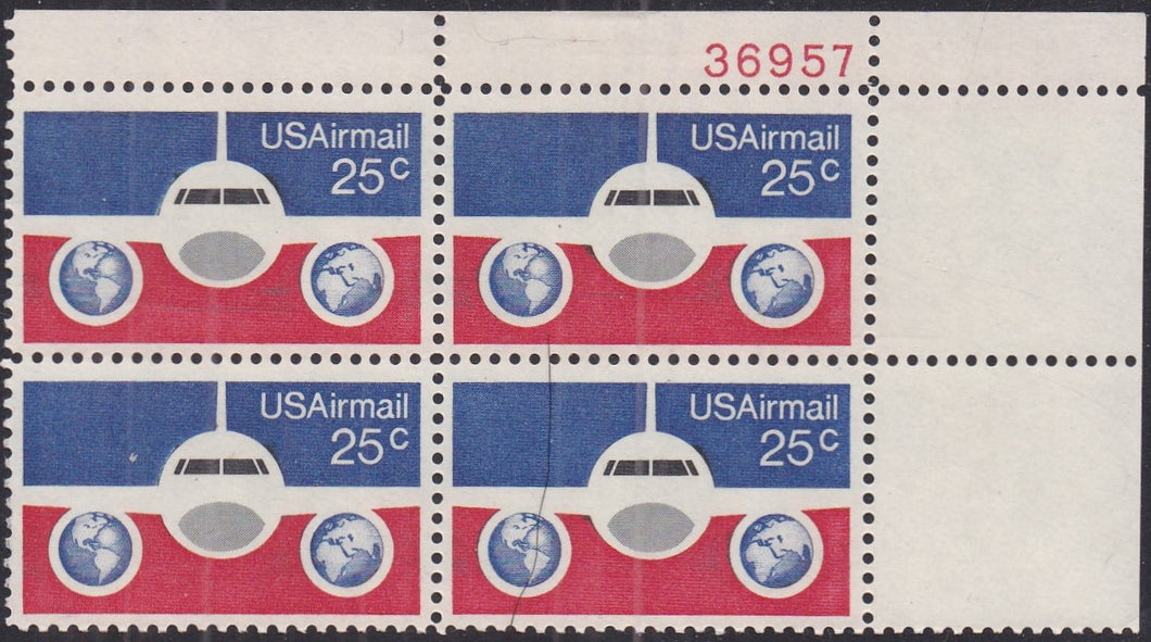 # C89 (1976) Plane/Globes - PB, UR #36957, MNH