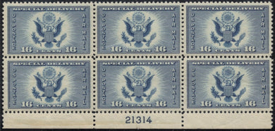 CE1 (1934) Air Post Special Delivery - PB/6, B #21314, MNH